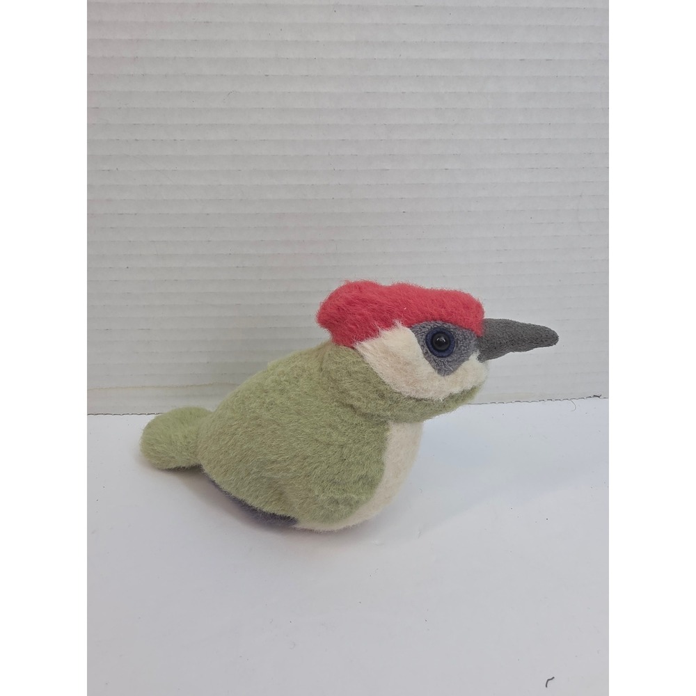 Jellycat Birdling WoodpeckerPlush Green Red Stuffed Animal Toy 7 Inch